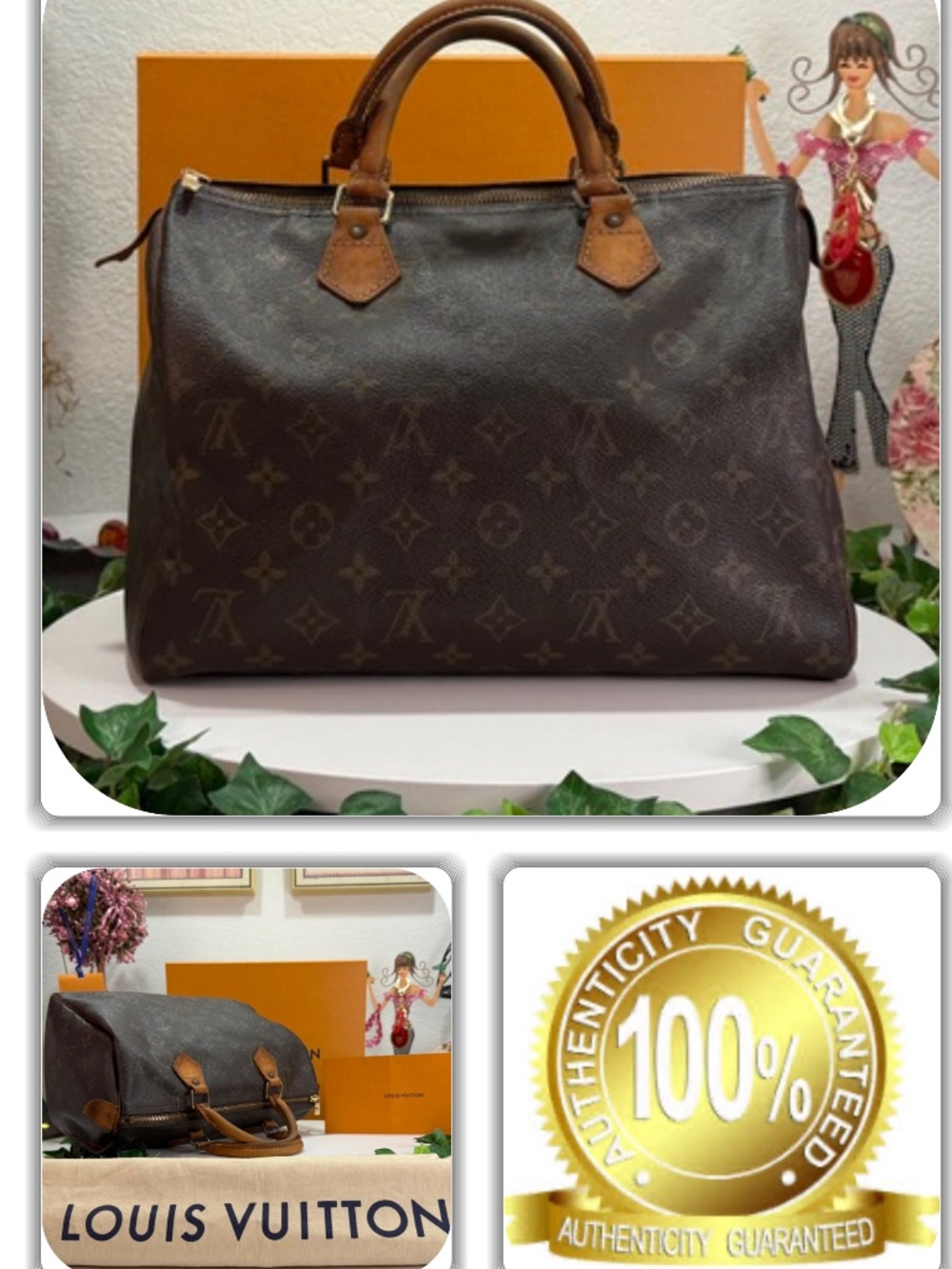 COUTURE LOUIS VUITTON SPEEDY 25 BAG!